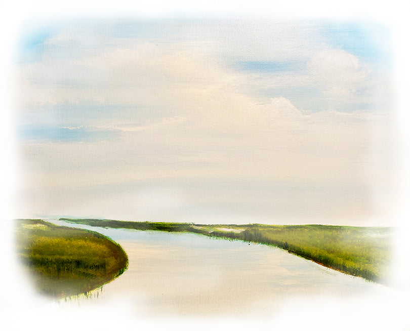 Rosie the eagle candle image, river, choptank, scented candles, inspiration for scent, eastern shore candles, maryland rivers