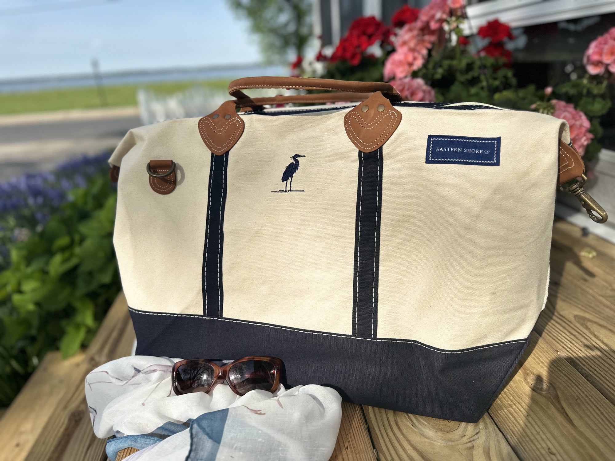 The Weekender Bag from Our Heron Collection