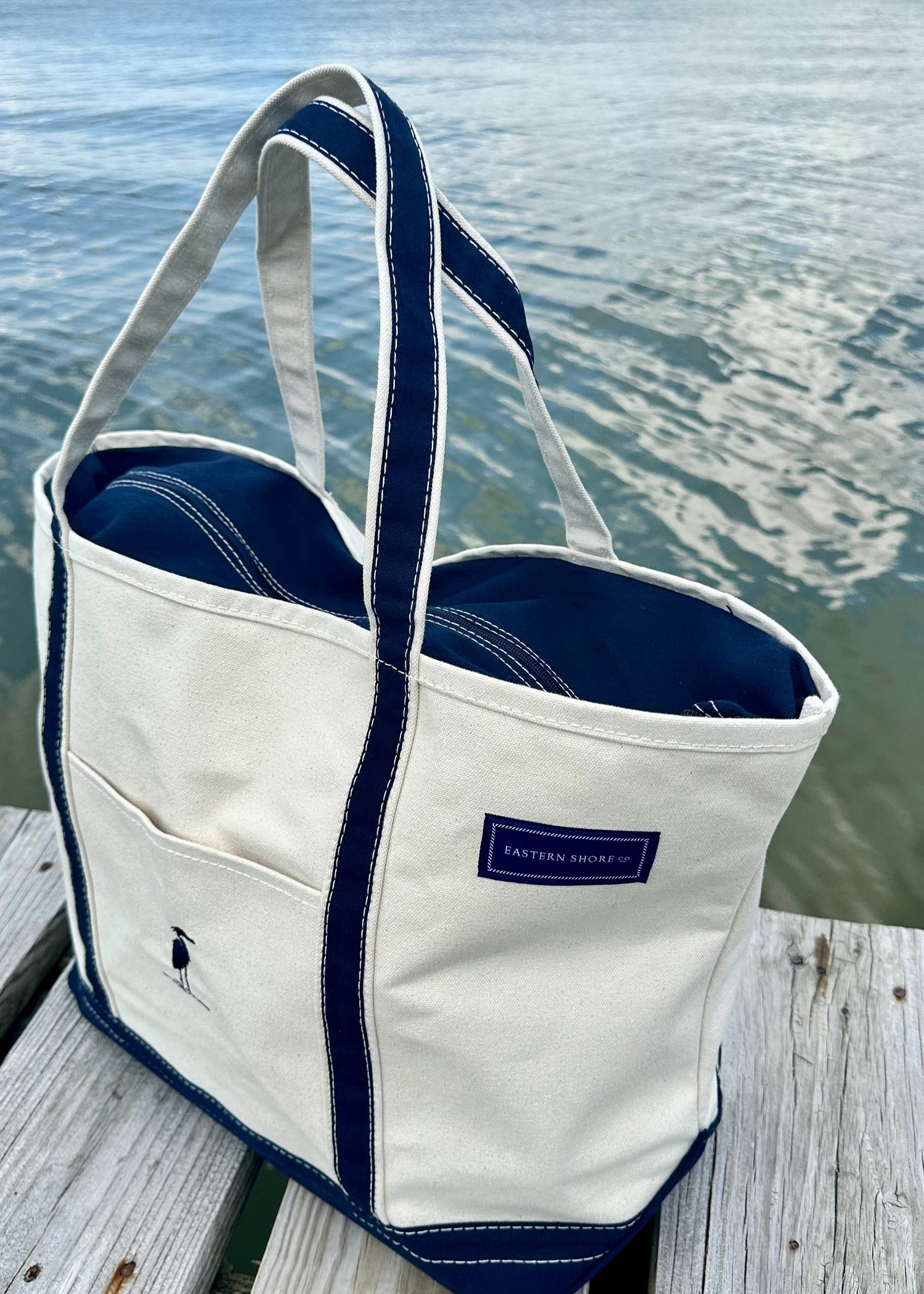 Large Classic Tote Bag from Our Heron Collection