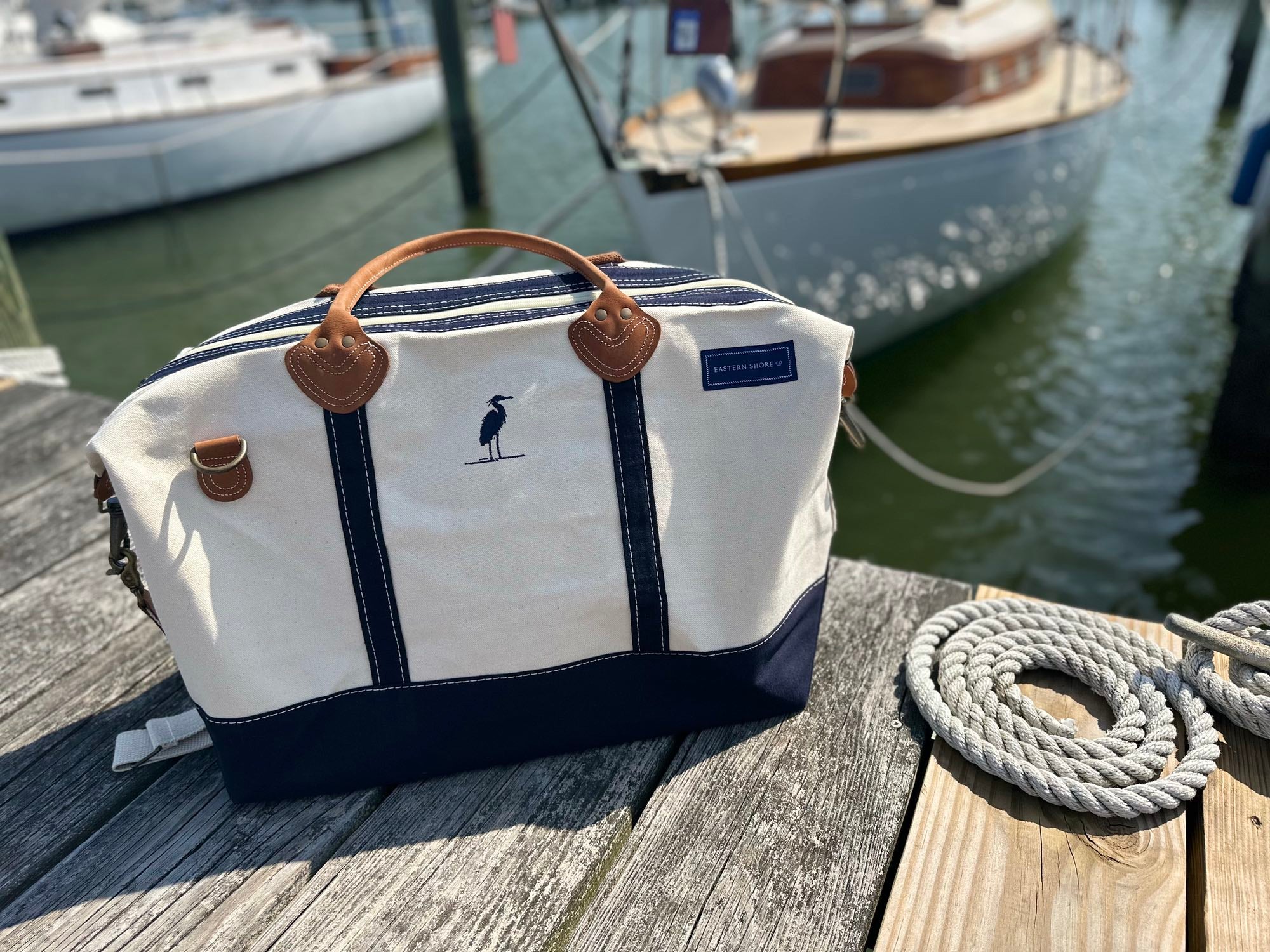 The Weekender Bag from Our Heron Collection