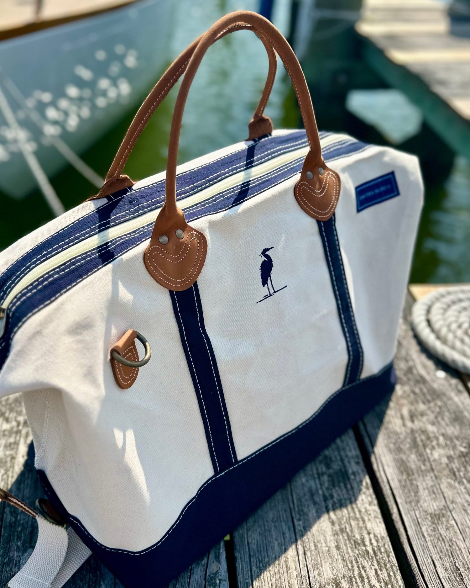 The Weekender Bag from Our Heron Collection