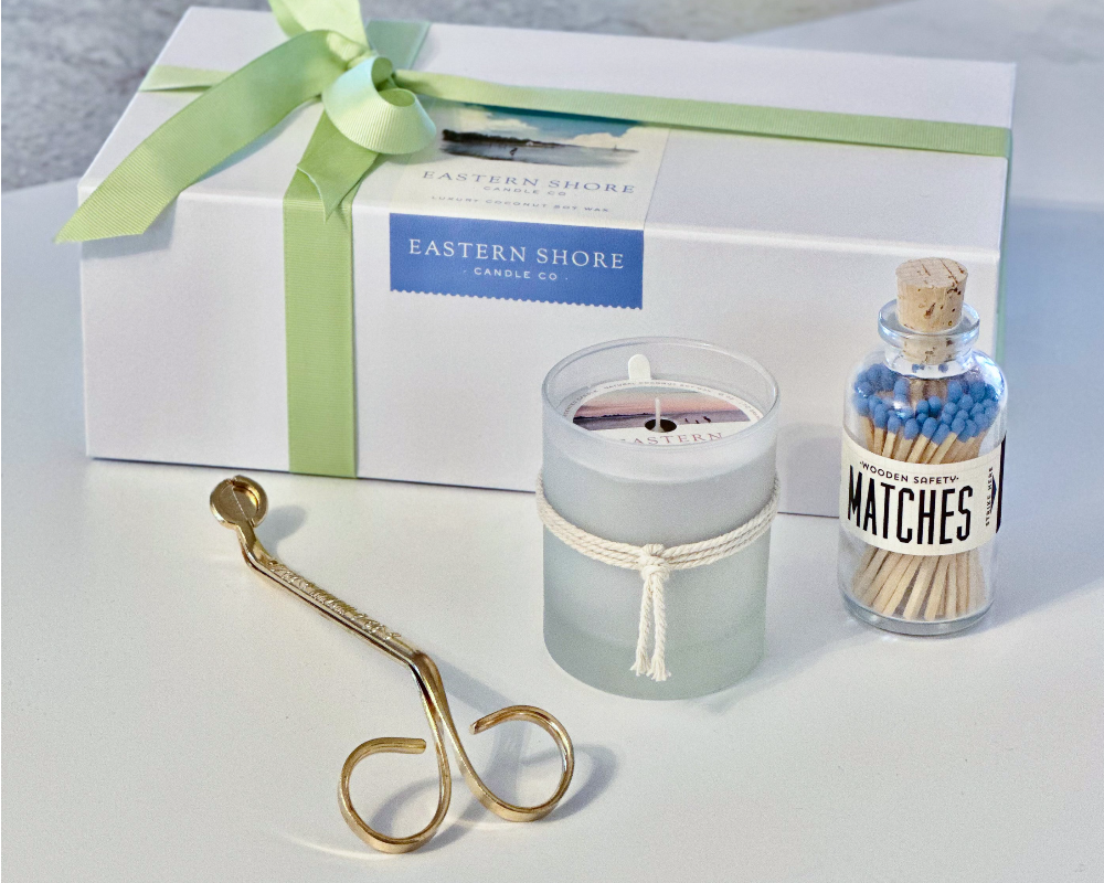 mothers day gift, candle gift, candle gift set, moms day candle gift, mothers day, eastern shore gift, eastern shore candle gift