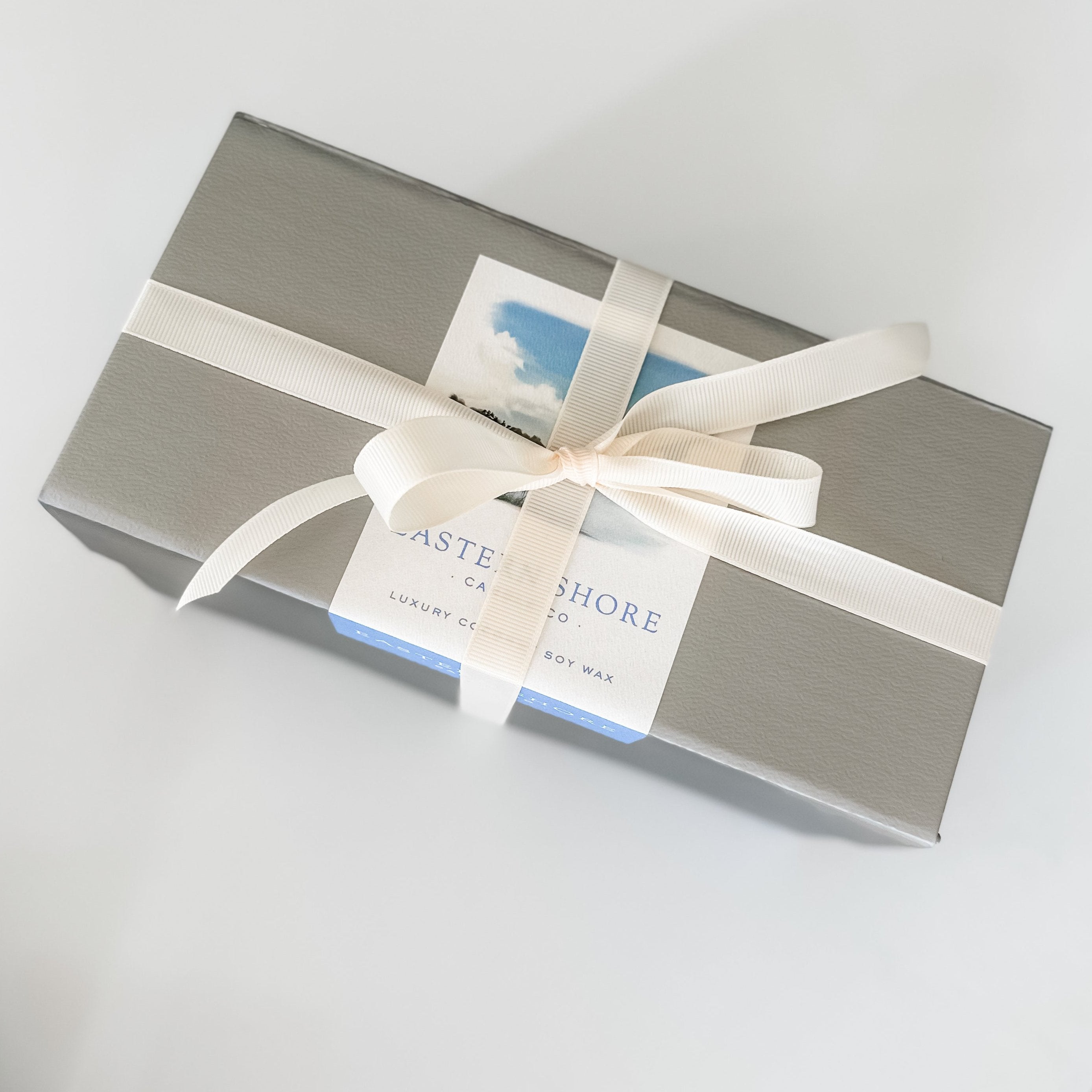 The Heron Gift Set in Shimmery Silver