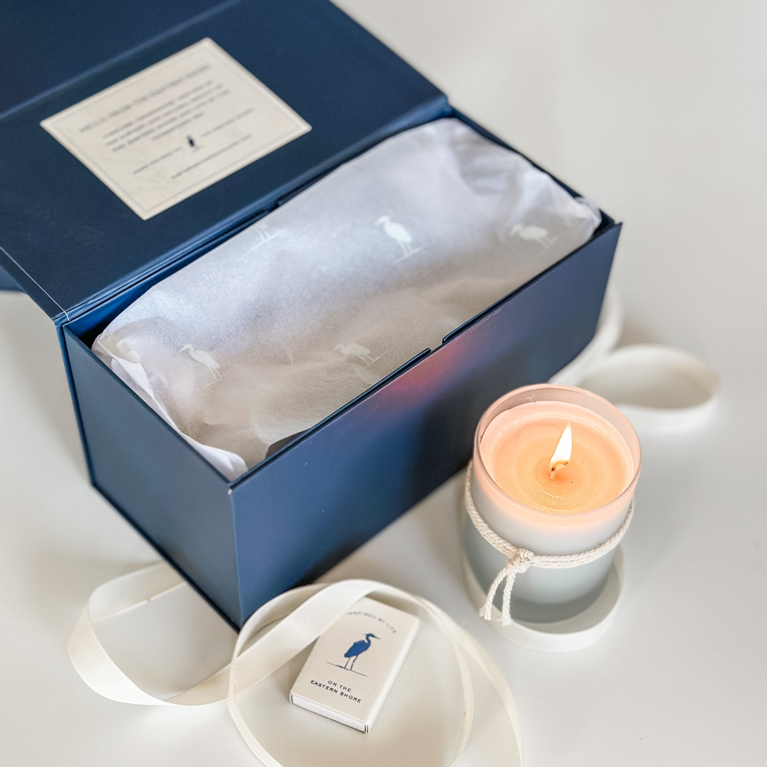 The Heron Gift Set in Nautical Navy