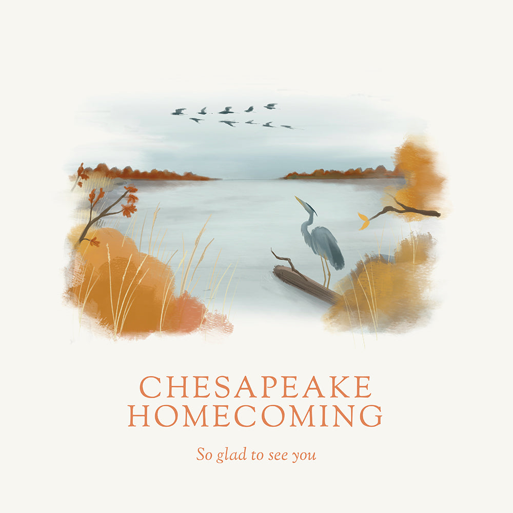 Chesapeake Homecoming, mulled cider, warm chestnuts, sweet orange, clove scent, fall candle, fall candle scent, mulled spices, autumn candle, Scented candle, coconut soy wax, coastal candle, eastern shore, Chesapeake Bay, luxury candle, hand-poured, Maryland, Virginia