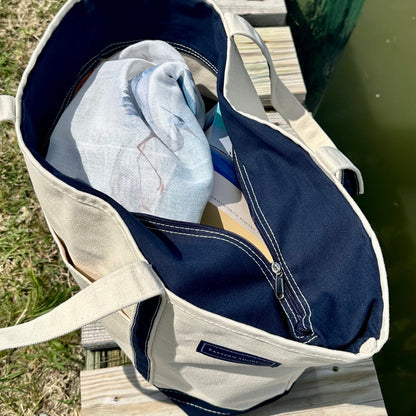 New! Large Classic Tote Bag from Our Heron Collection