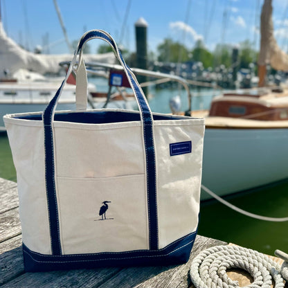 New! Large Classic Tote Bag from Our Heron Collection