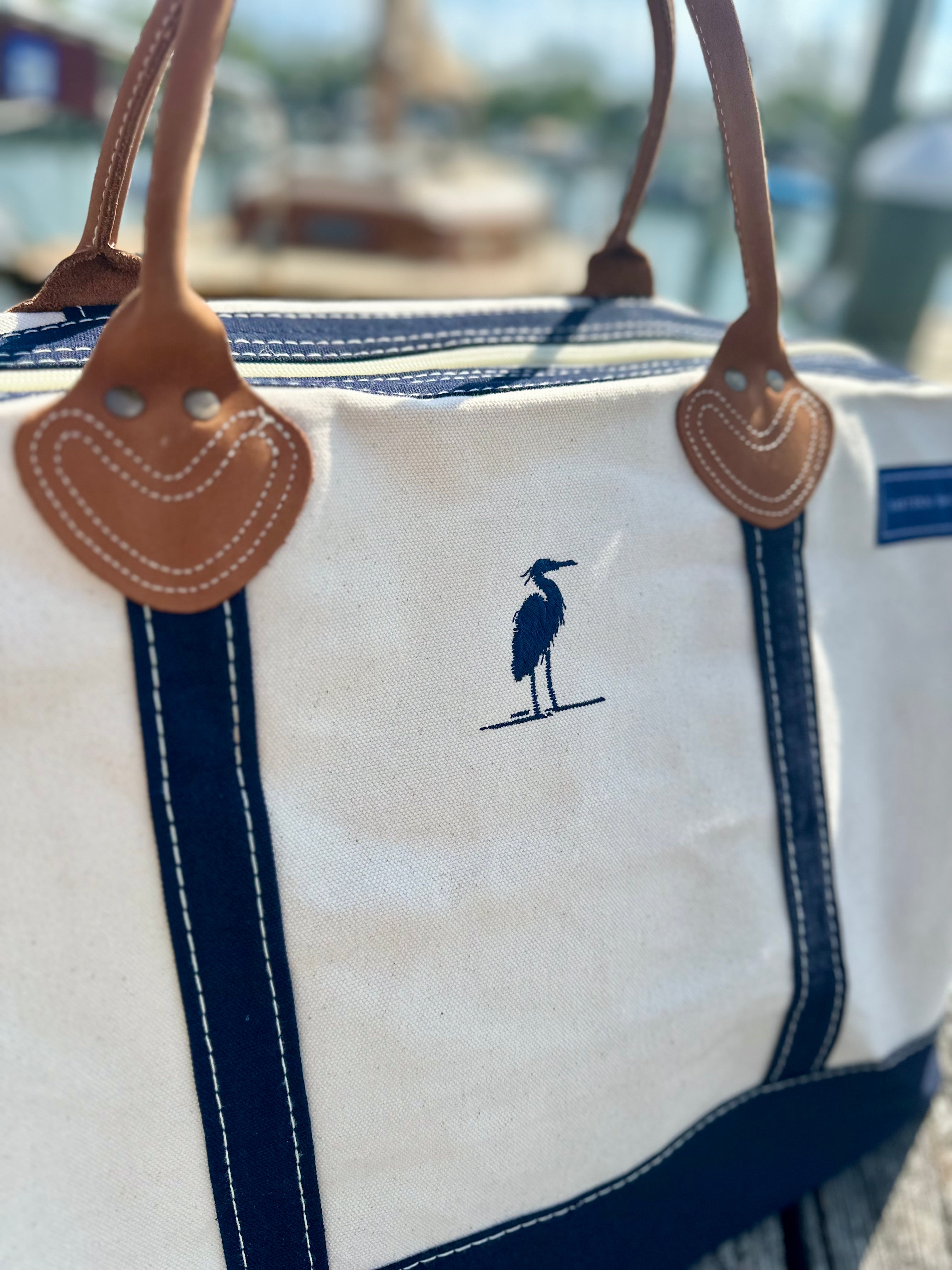 New! The Weekender Bag from Our Heron Collection