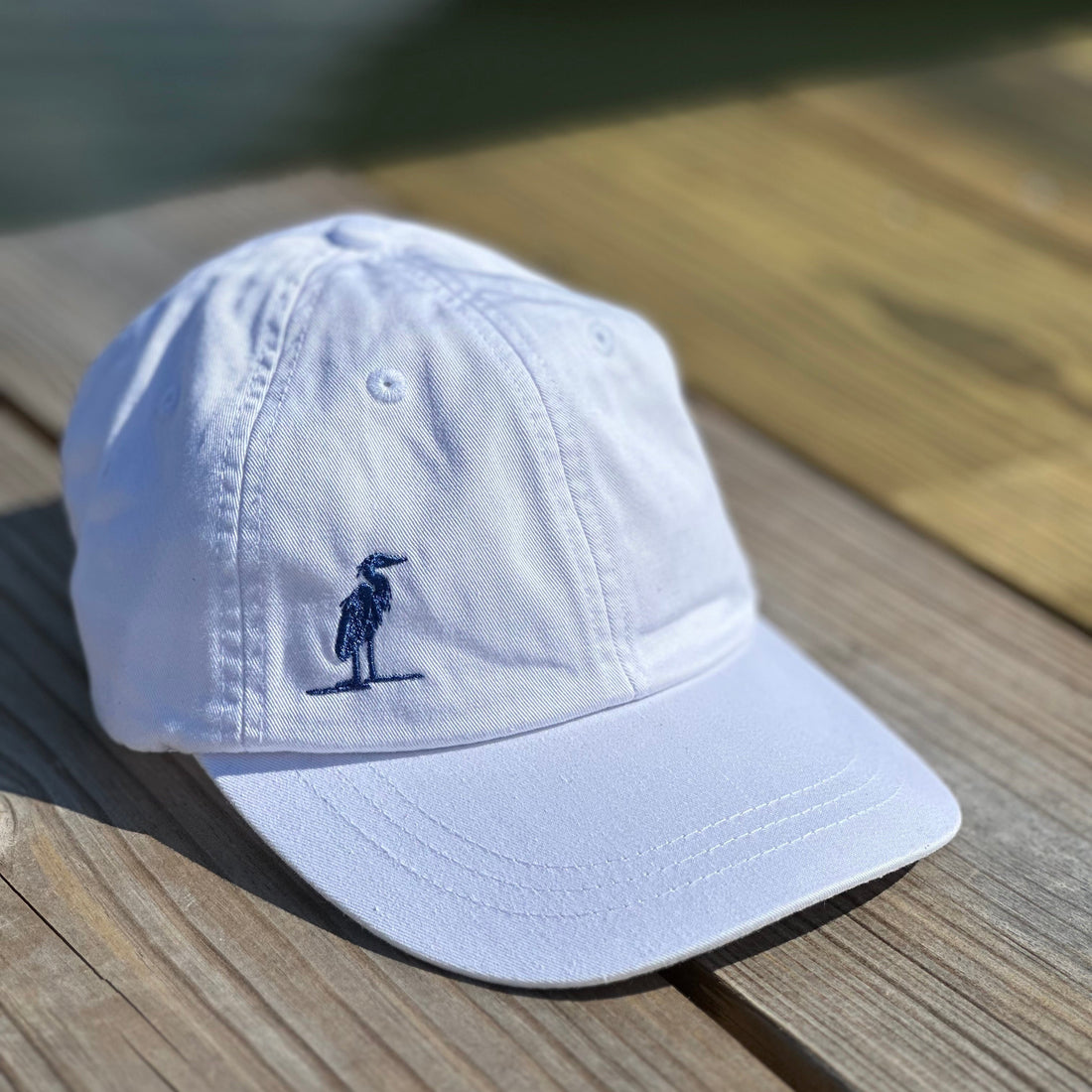 Crisp White Heron Hat
