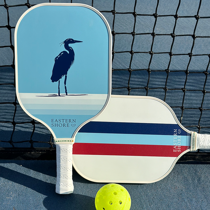 pickleball paddle, heron paddle, pickleball, custom pickleball paddle, eastern shore pickleball, eastern shore maryland, eastern shore virginia, pickle ball league